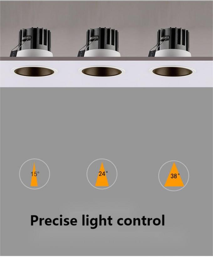 12W Power Consumption Mini LED Spotlights For Corridor 7 Inch 6000K