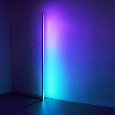 Indoor Decoration DIY LED Corner Floor Lamps 107.5cm Colorful 6000K NW