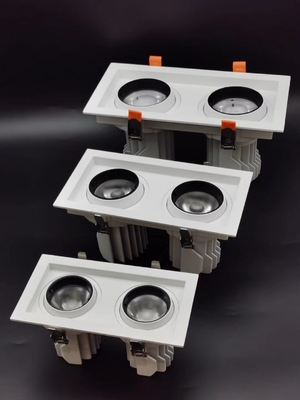 5000lm Recessed LED Grille Spotlight 25W*2 35W*2 35W*2 5000K 6000K