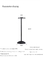 3000K 4000K Dimmable LED Table Lamps  Touch Control 500LM Flux