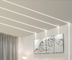 Kitchen 10W Recessed LED Linear Light Bar Aluminium Profile 3m TUV